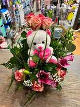 Cargar imagen en el visor de la galería, Pink mini teddy bear
