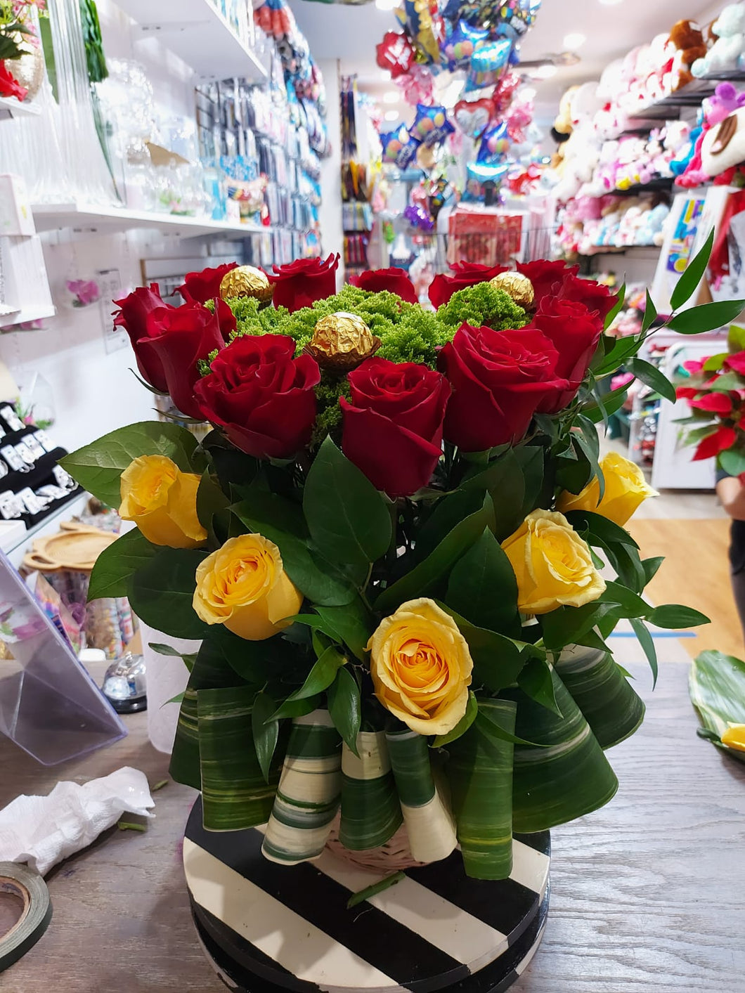 Heart whith chocolate