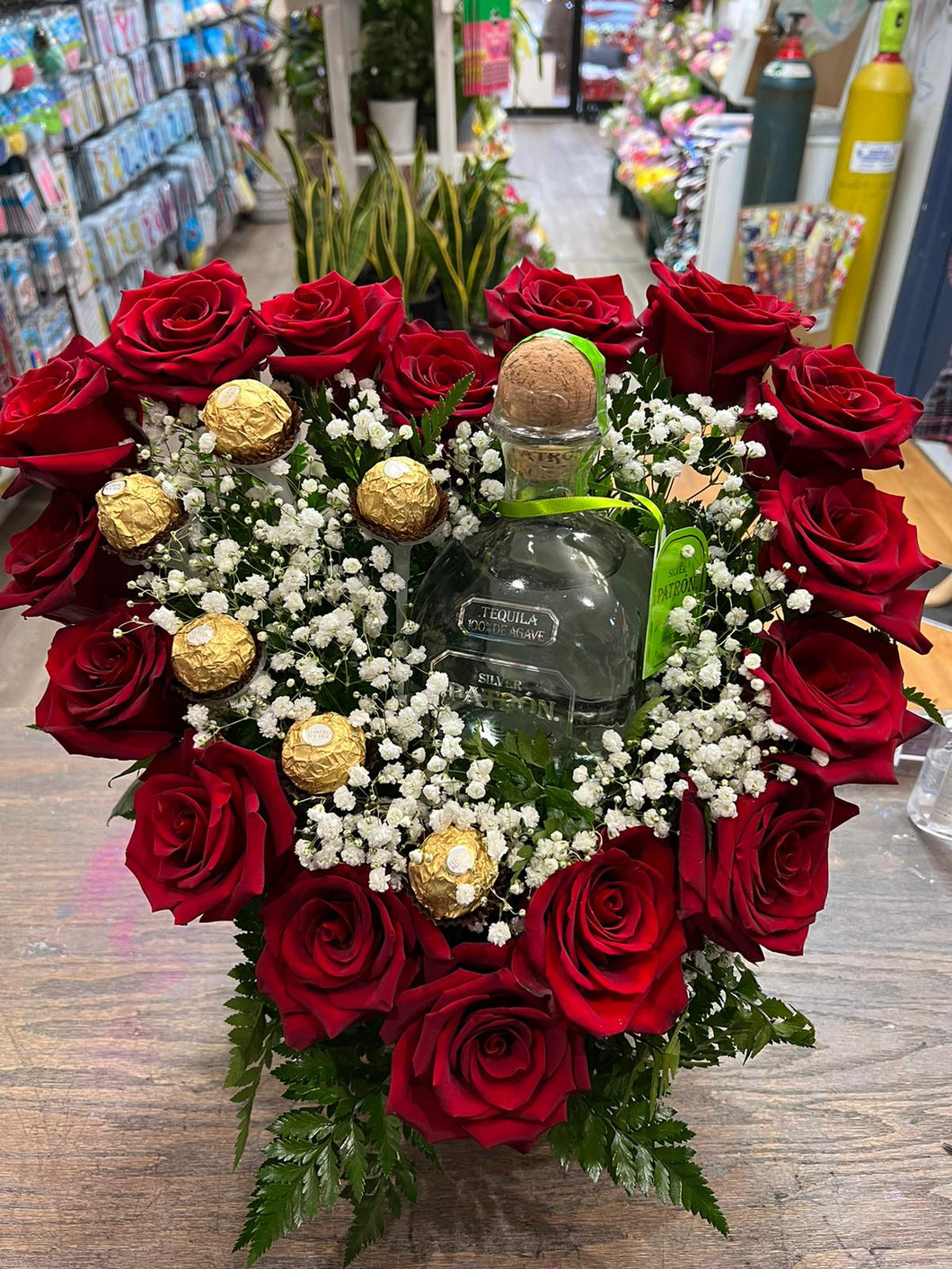 Heart with the tequila