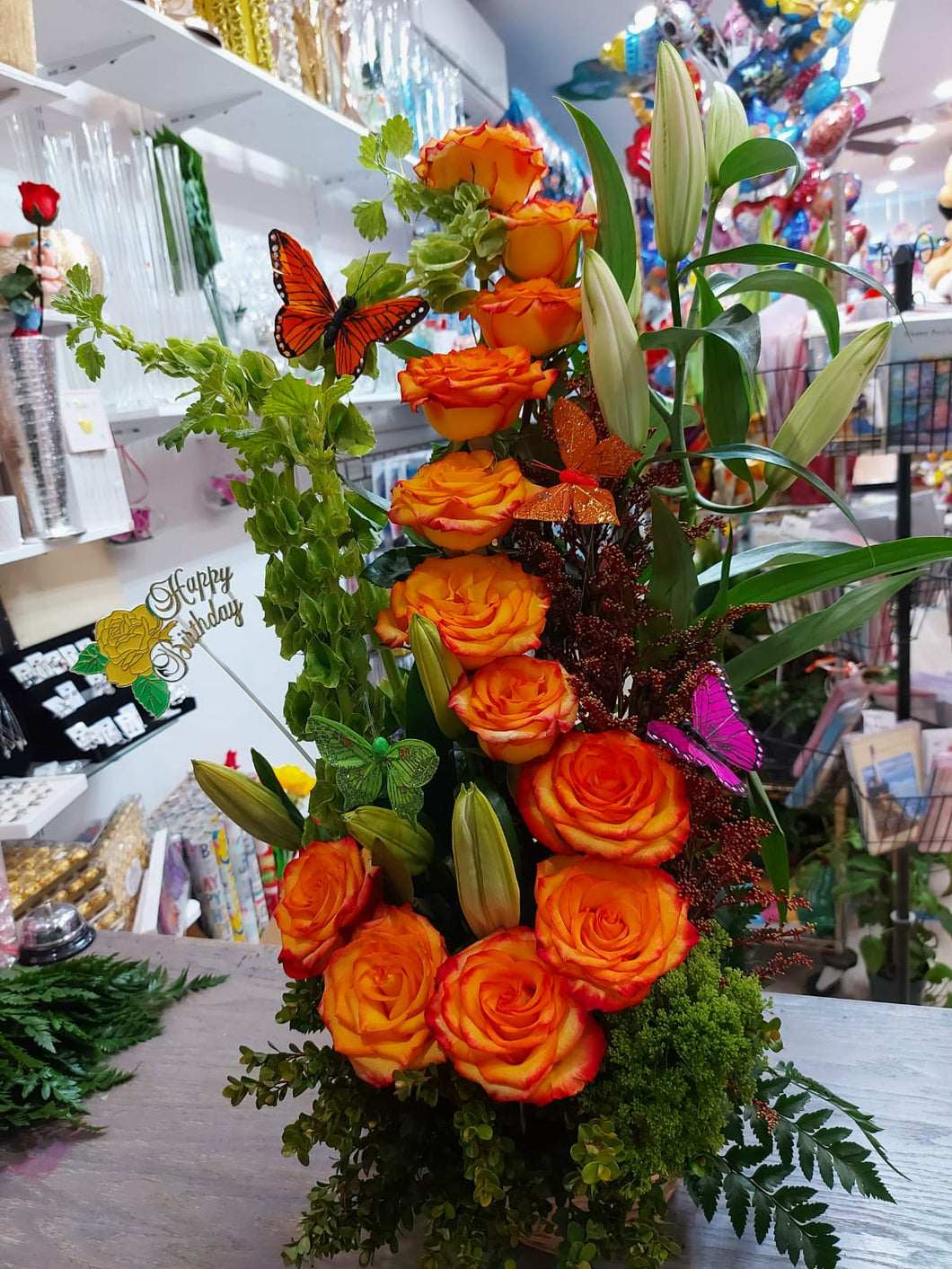 Fall arrangement