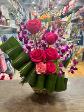 Load image into Gallery viewer, Pink with orchids
