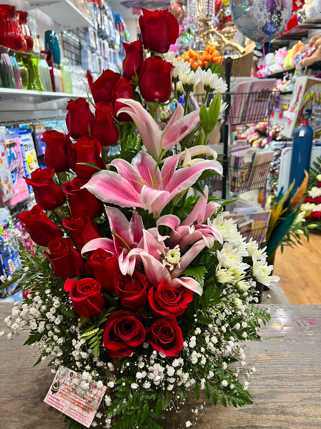 Red arrangements